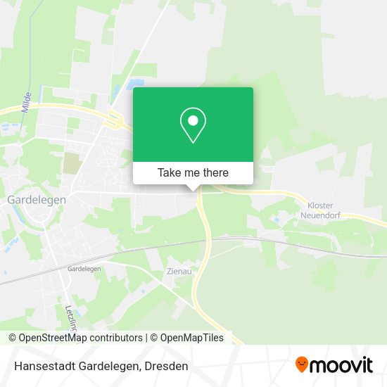 Карта Hansestadt Gardelegen