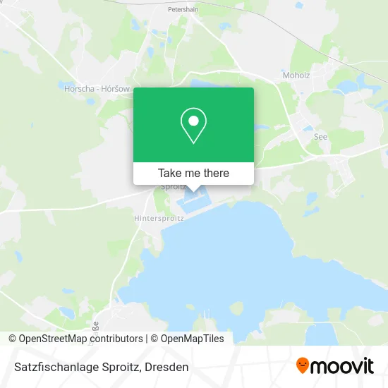 Карта Satzfischanlage Sproitz