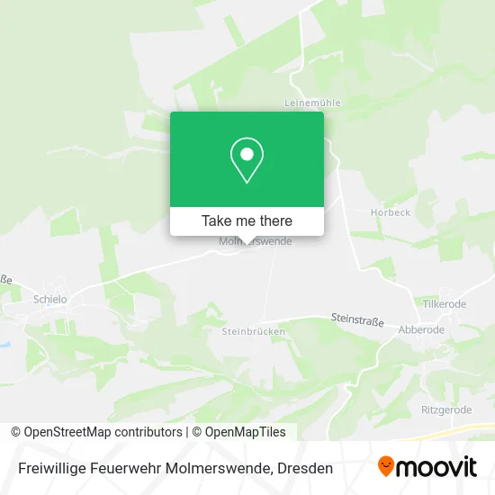 Карта Freiwillige Feuerwehr Molmerswende