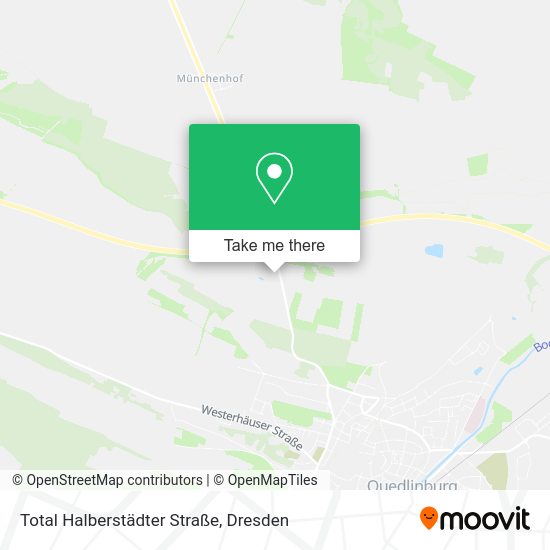 Карта Total Halberstädter Straße