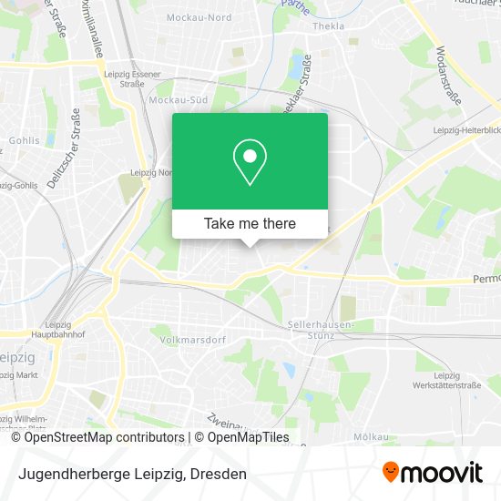 Карта Jugendherberge Leipzig