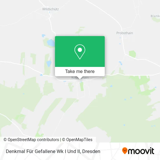 Карта Denkmal Für Gefallene Wk I Und II
