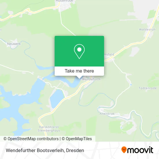 Карта Wendefurther Bootsverleih