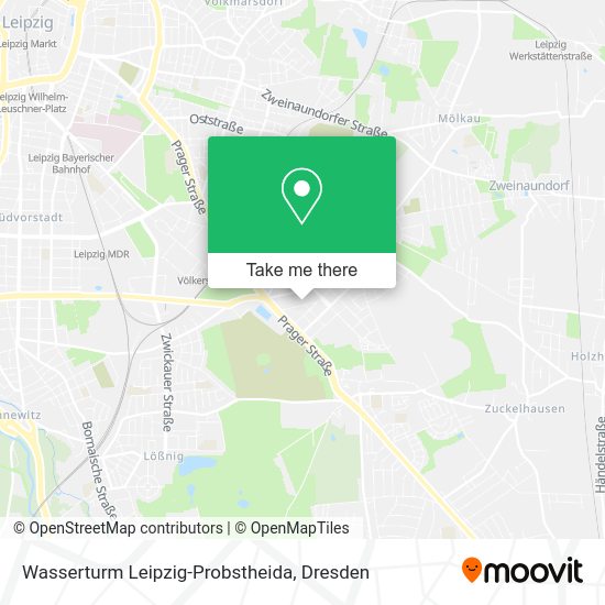 Wasserturm Leipzig-Probstheida map