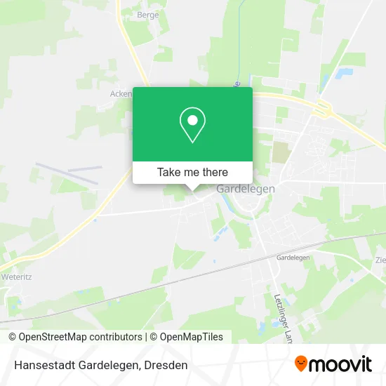 Карта Hansestadt Gardelegen