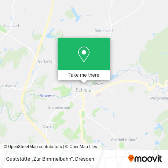 Карта Gaststätte „Zur Bimmelbahn“