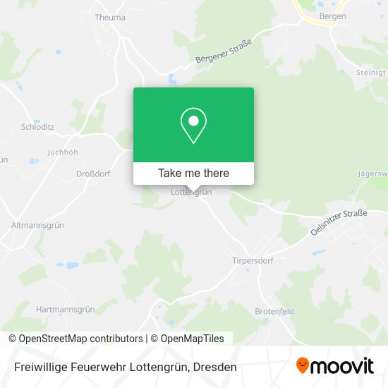 Карта Freiwillige Feuerwehr Lottengrün