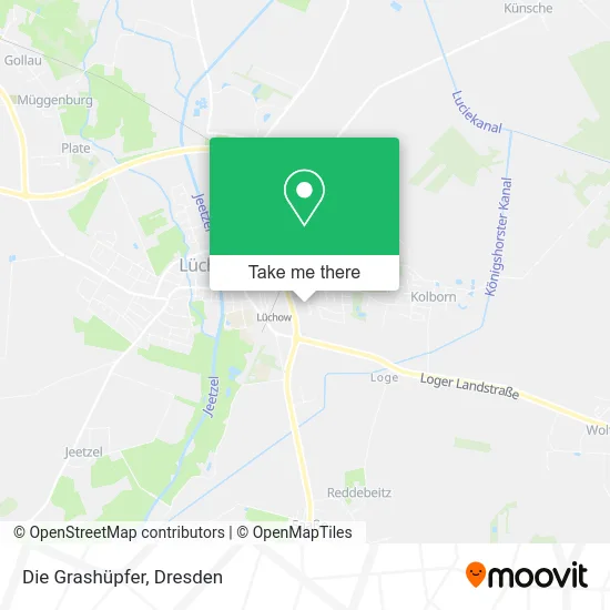 Карта Die Grashüpfer