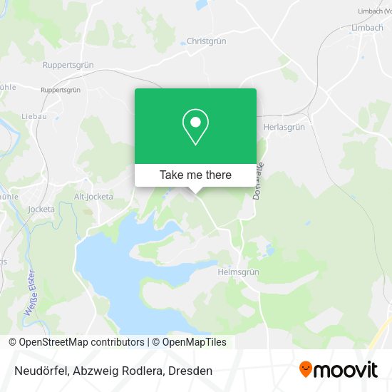 Карта Neudörfel, Abzweig Rodlera