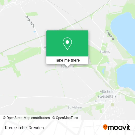 Карта Kreuzkirche