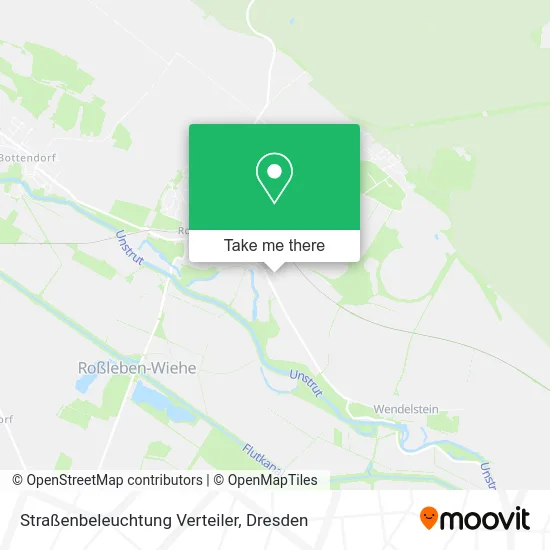 Карта Straßenbeleuchtung Verteiler