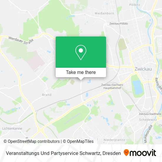 Карта Veranstaltungs Und Partyservice Schwartz