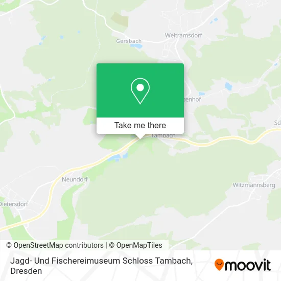 Карта Jagd- Und Fischereimuseum Schloss Tambach