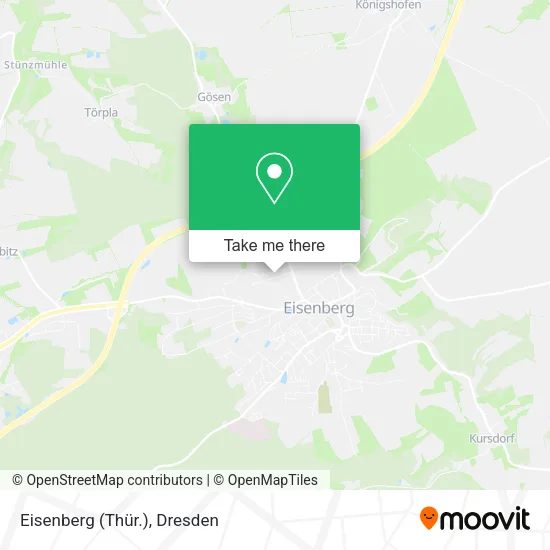 Карта Eisenberg (Thür.)