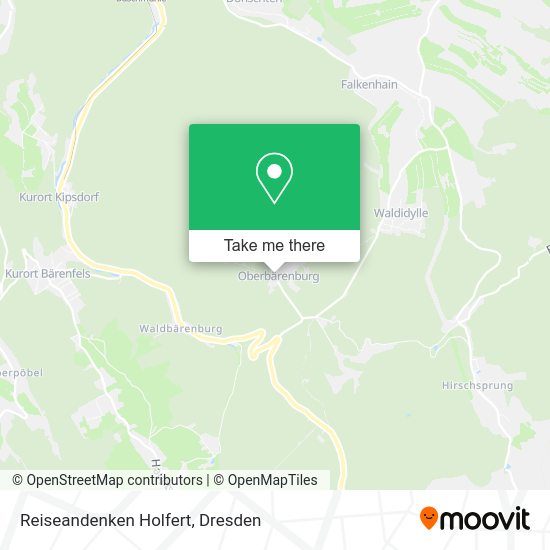 Карта Reiseandenken Holfert