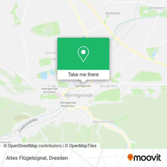 Карта Altes Flügelsignal