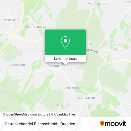 Карта Getränkehandel Blechschmidt