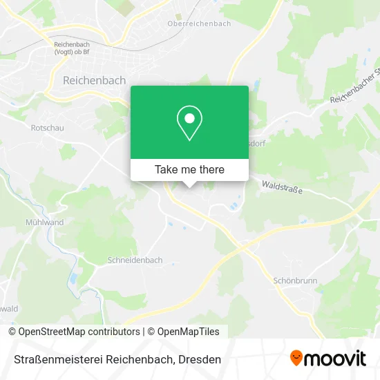 Карта Straßenmeisterei Reichenbach