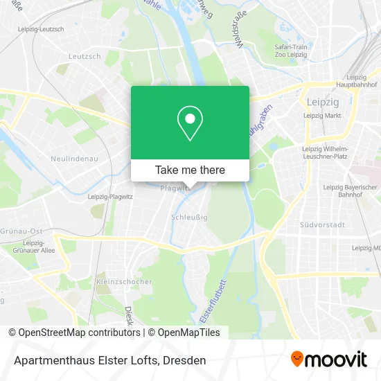 Карта Apartmenthaus Elster Lofts