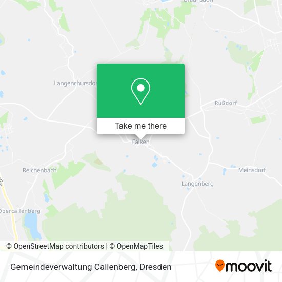 Карта Gemeindeverwaltung Callenberg