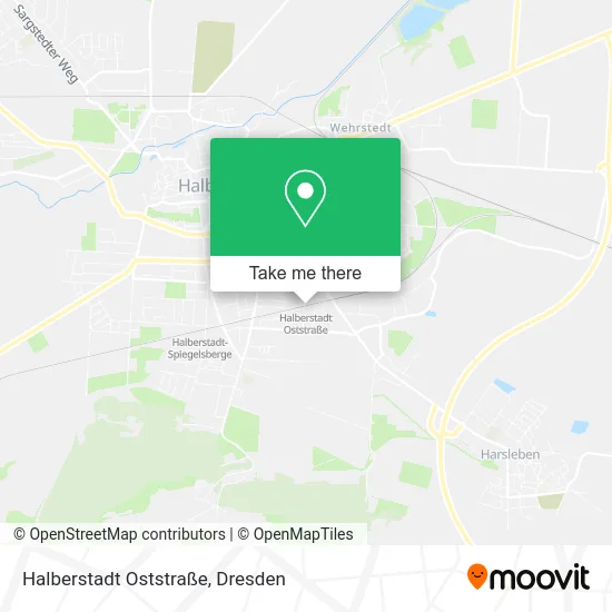 Карта Halberstadt Oststraße