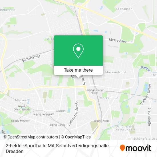 Карта 2-Felder-Sporthalle Mit Selbstverteidigungshalle