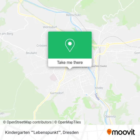 Карта Kindergarten ""Lebenspunkt""