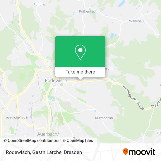 Карта Rodewisch, Gasth Lärche