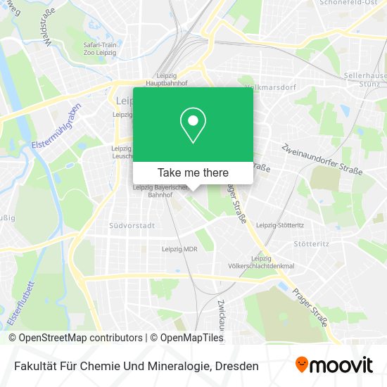 Карта Fakultät Für Chemie Und Mineralogie