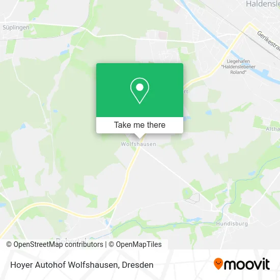 Карта Hoyer Autohof Wolfshausen