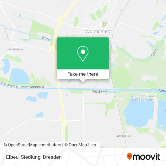 Карта Elbeu, Siedlung