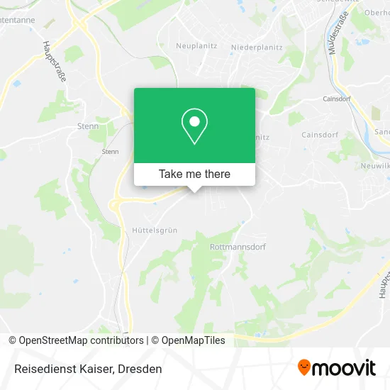 Карта Reisedienst Kaiser