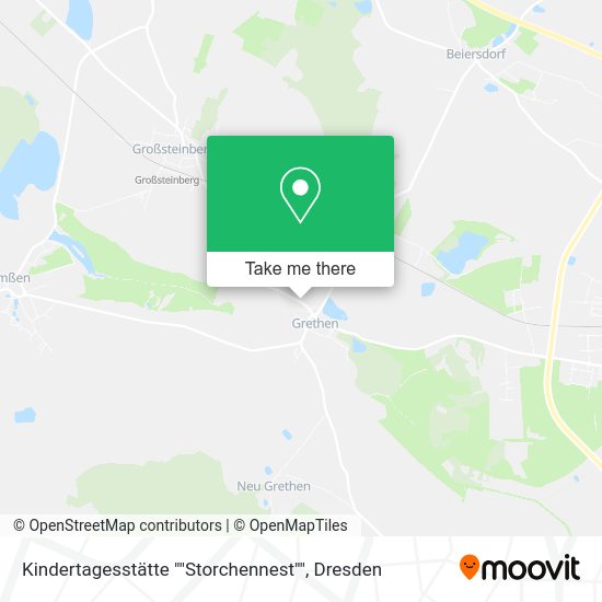 Карта Kindertagesstätte ""Storchennest""