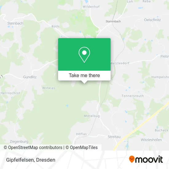 Карта Gipfelfelsen