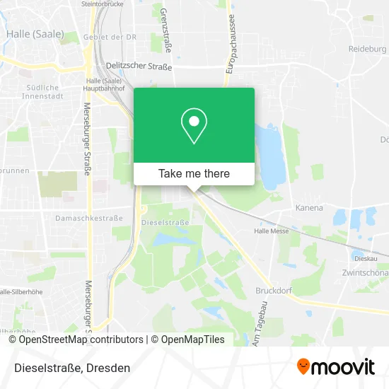 Карта Dieselstraße