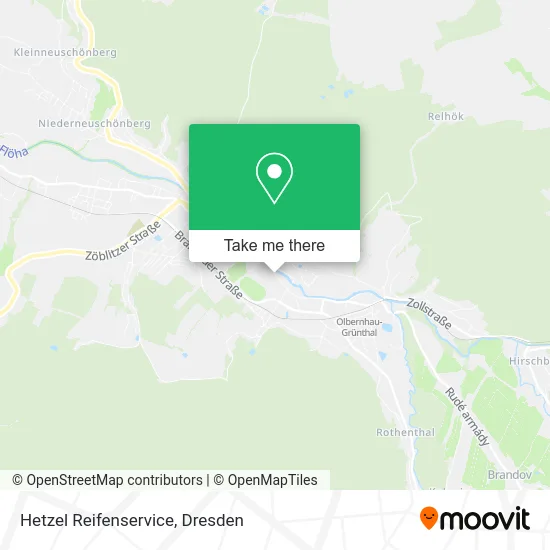 Карта Hetzel Reifenservice
