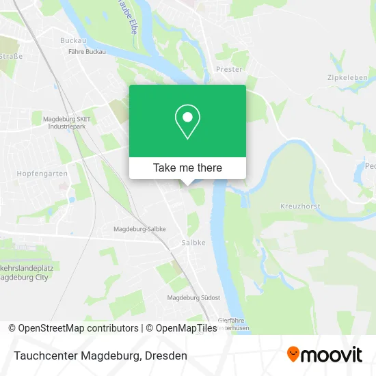 Карта Tauchcenter Magdeburg