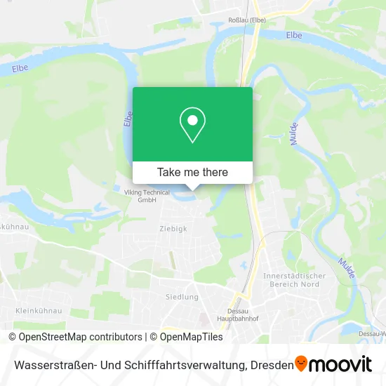 Карта Wasserstraßen- Und Schifffahrtsverwaltung
