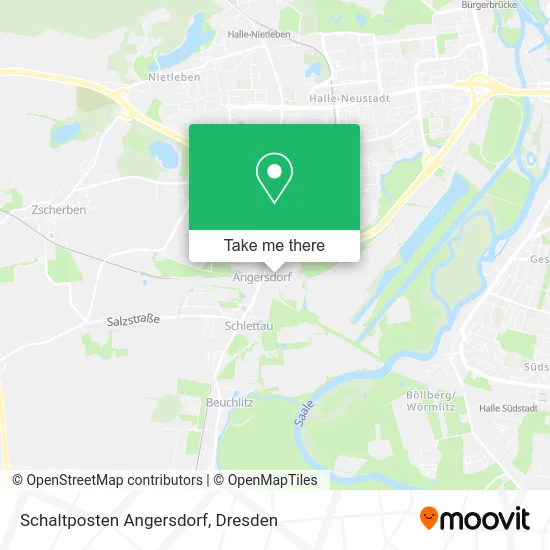 Карта Schaltposten Angersdorf