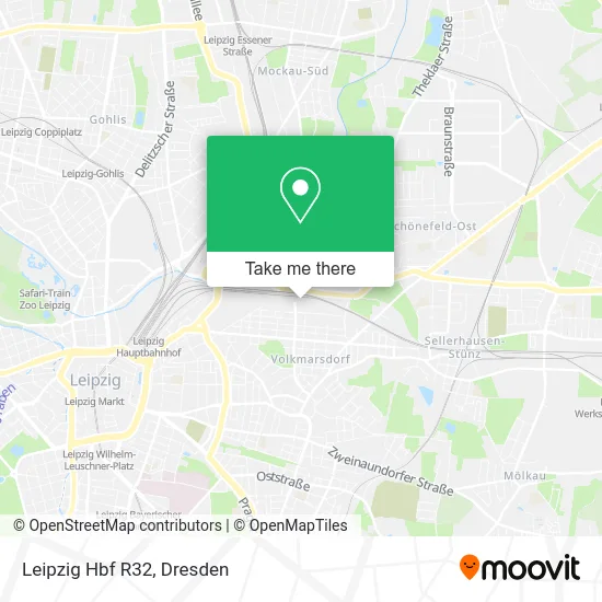 Карта Leipzig Hbf R32