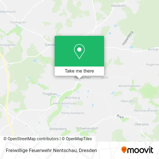 Карта Freiwillige Feuerwehr Nentschau