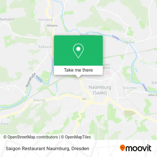 Карта Saigon Restaurant Naumburg