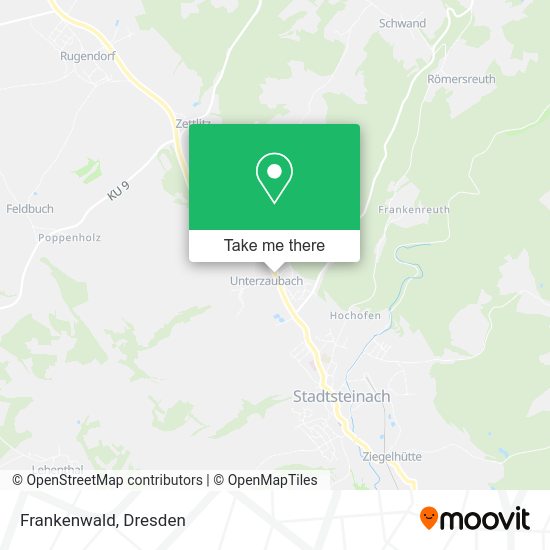 Карта Frankenwald
