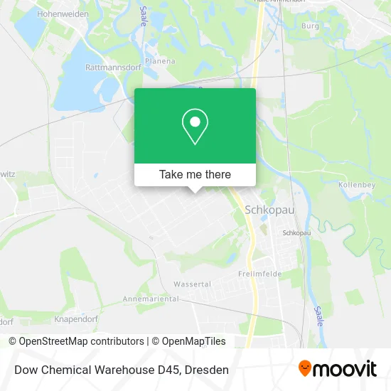 Карта Dow Chemical Warehouse D45