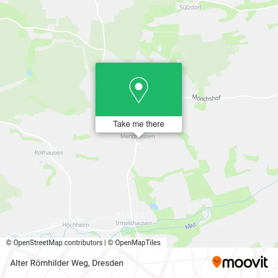 Карта Alter Römhilder Weg