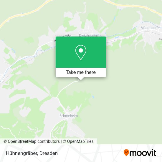 Карта Hühnengräber