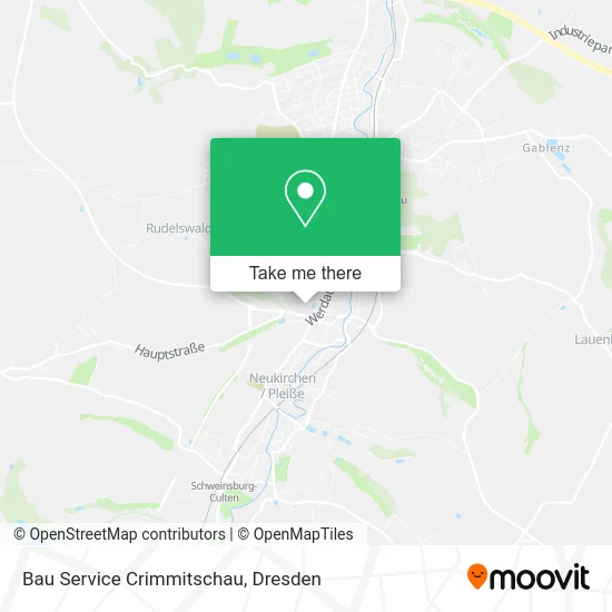 Карта Bau Service Crimmitschau