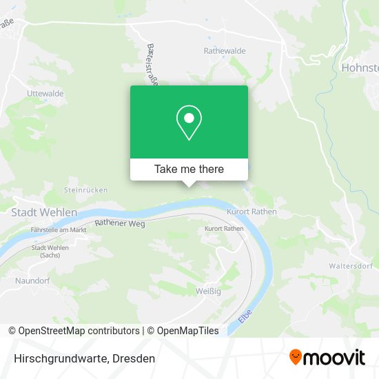 Карта Hirschgrundwarte