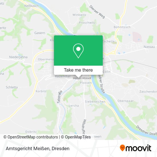 Карта Amtsgericht Meißen