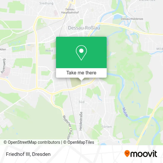 Карта Friedhof III